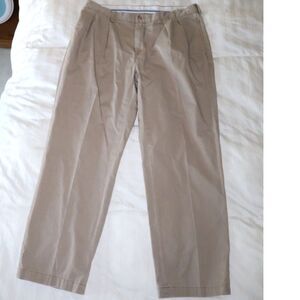 Polo Pants Vintage Khaki Pleated 38x30